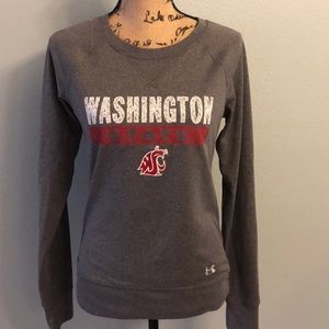 WSU gray underarmor sweatshirt